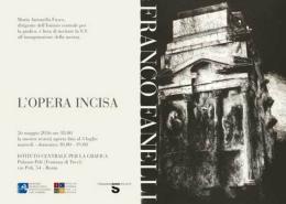Roma Capitale: Palazzo Poli ospita " Franco Fanelli - l'Opera incisa"
