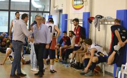 Finale Serie C - La gioia di Catanzani dopo Gara 1