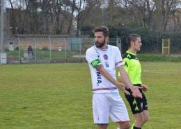 Il capitano Stefano Tartaglione saluta il Flaminia