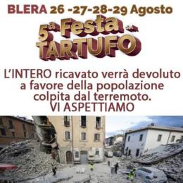 Blera - Sagra del Tartufo: l'intero ricavato in favore dei terremotati