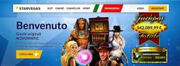 Ecco StarVegas.it: arriva il vero casinò online