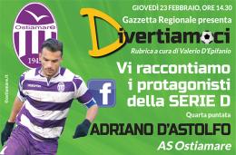 Oggi su Facebook alle 14,30 "Divertiamoci" con D'Astolfo