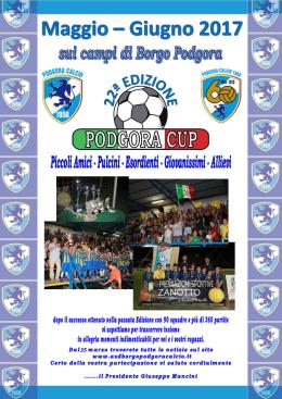 22ª edizione "Podgora Cup" Maggio - Giugno 2017