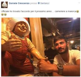 Crescenzo dalla Spagna: "Trastevere? No, Maiorca"