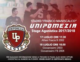 Allievi e Giovanissimi: l'Unipomezia prepara due raduni