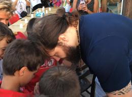 Civitavecchia, un ospite d'onore: Martin Castrogiovanni