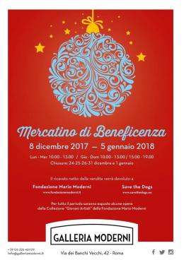 Mercatino di Beneficenza: dall'8 dicembre al 5 gennaio