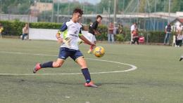 Di Bartolomeo, gol da tre punti, esulta il Sermoneta