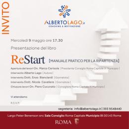 Alberto Lago presenta la sua nuova opera "Restart"