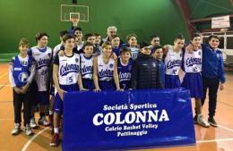 Colonna, l’Under 14 perde gara 1 contro Motta Camastra
