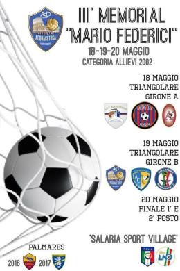 Memorial Federici, ecco i verdetti della prima giornata
