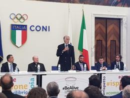 Presentato il #BeAlive al Salone d'Onore del CONI 