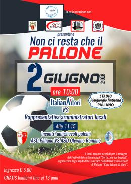 Calcio e solidarietà, la Nazionale attori contro gli amministratori locali