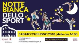 Notte bianca dello sport: sabato 23 giugno dalle ore 16.00