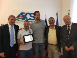 "Crescita felice nello sport": premiato Igor Trocchia