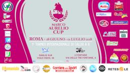 Marco Aurelio Cup, il 27 giugno la presentazione