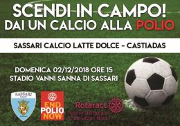 Latte Dolce, domenica "Dai Un Calcio Alla Polio"