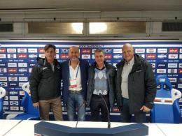 Beppe Butti in visita al Futbolclub: "Ottime basi, la società sta crescendo"