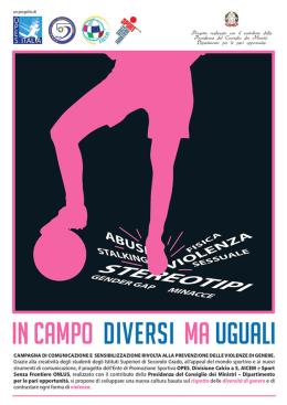 Domani la presentazione di "In Campo Diversi Ma Uguali"