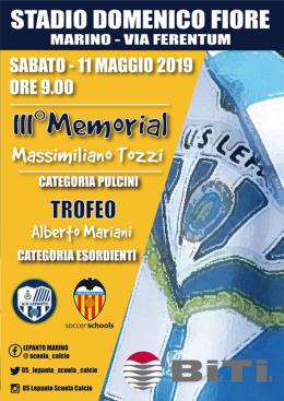 Lepanto Marino, domani il terzo Memorial Massimiliano Tozzi