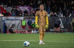 Emanuele Semprini sul dischetto (Foto &copy;Martini)