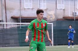 Matteo Boschi in azione con la maglia della Real Vis Artena