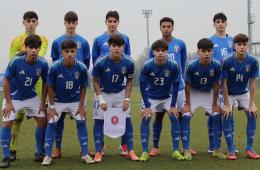 La Nazionale Italiana Under 15 in amichevole con la Cechia
