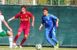 Dos Santos con la Roma e con l'Italia (Foto &copy;Mariani/Canicchio)
