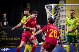 Matteo Biscossi esulta dopo il gol del 3-0 (&copy;Paola Libralato)