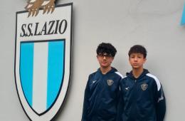 Valerio Tetti e Vincenzo Votino, 2012 della DF Academy in prova alla Lazio (Foto &copy;DF Academy)