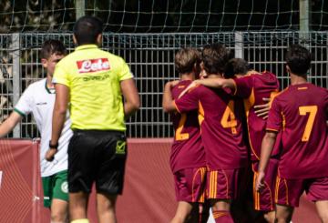 La Roma travolge l'Avellino con due gol per tempo: Trombetti a punteggio pieno