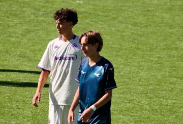 L'ex Roma Barbone insieme a Mistretta (Foto ©La Torre)