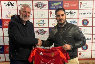 Lo Monaco ed il presidente Raparelli