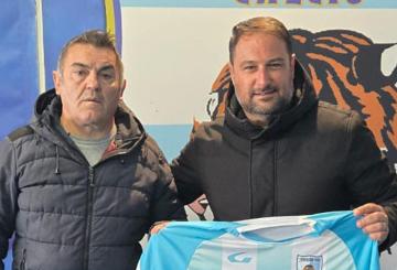 Di Marco, a destra, durante la presentazione