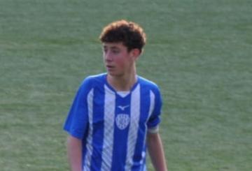 Alessio Spizzichino, capitano dell'Under 16 della Vis Aurelia