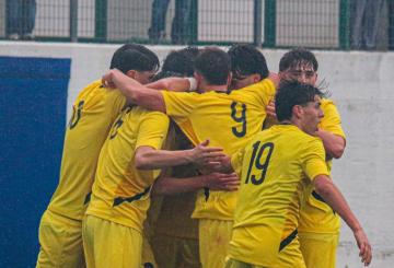 La gioia della Rappresentativa Under 17 per l'esordio vincente