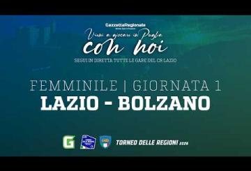 Torneo delle Regioni | Femminile | Lazio - Bolzano 2-0