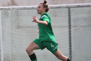 Giulia Campofiorito dopo l'1-1 (Foto &copy;GazReg)