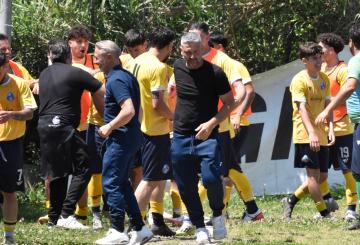 Alessandro Gubbiotti esulta con i suoi (foto d'archivio)