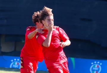 Ciaramitaro, attaccante della Tor Tre Teste, doppietta per lui contro il Campus Eur (Foto &copy;GazReg)