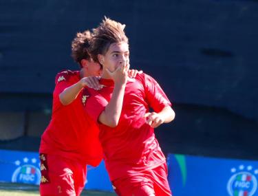 Ciaramitaro, attaccante della Tor Tre Teste, doppietta per lui contro il Campus Eur (Foto &copy;GazReg)