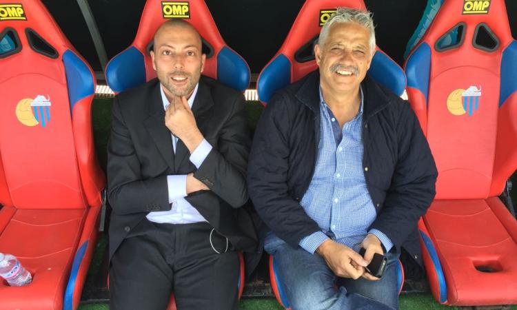 Riccardo Solaroli (dg Rieti) in compagnia di Marcello Nicolucci