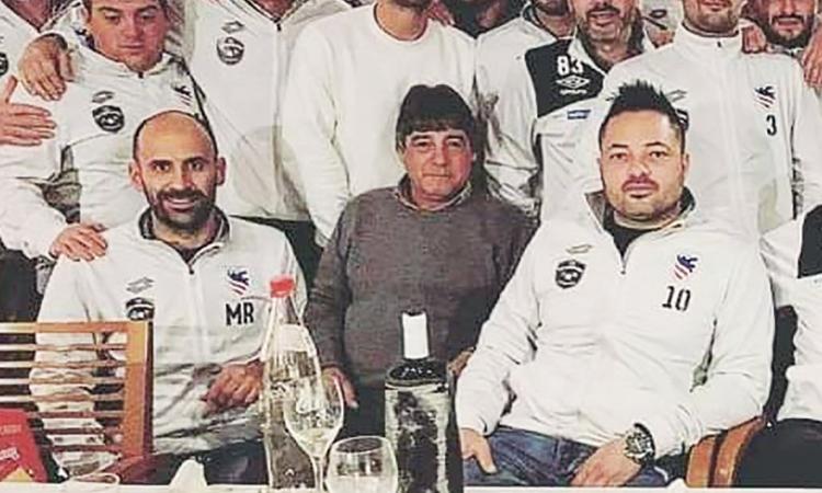Il Presidente Rossato (a sinistra)