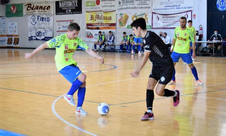 Un momento del match