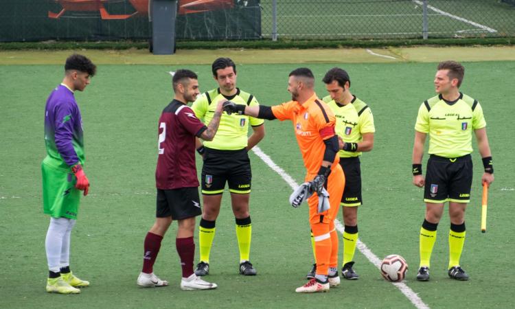 Le due squadre in campo