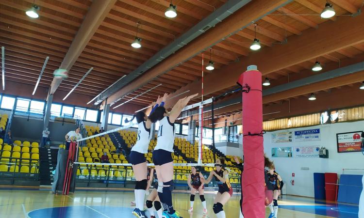 Uno scatto del match di Frascati