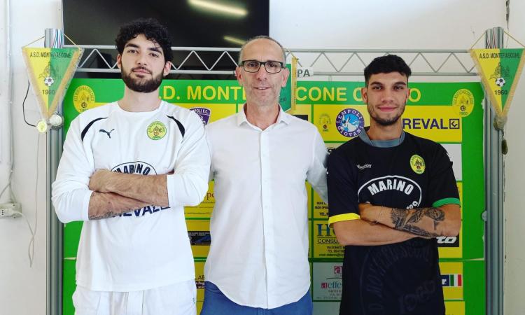 Il ds D'Alessio con Zappalà a sinistra e D'Alessio a destra