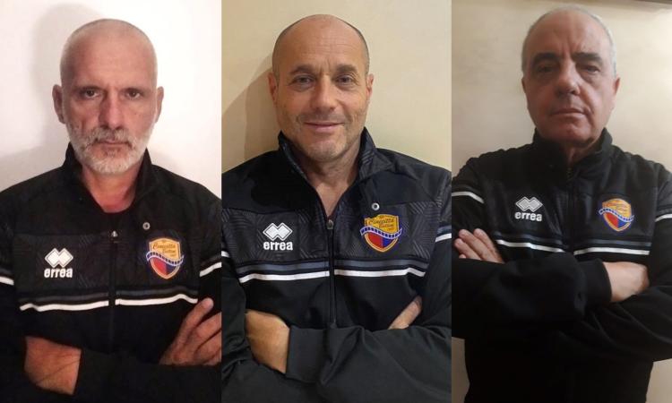 Piccirilli, Tarquini e Tripodi (Foto ©SSD San Lorenzo Calcio/FB)