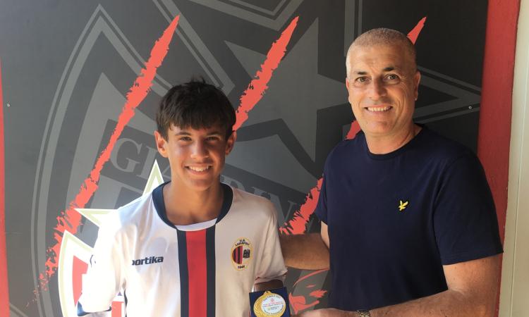 L’MVP Lorenzo D’aversa premiato da Moscetti