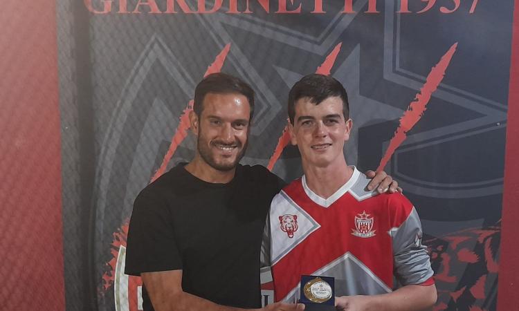 Christian Sgarra, portiere del Giardinetti e migliore in campo del match